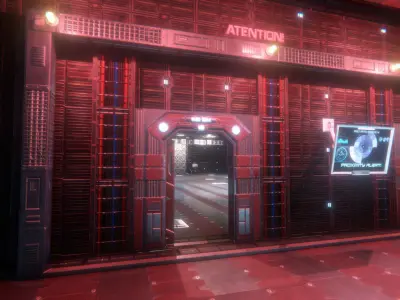 SF Base Low-poly 3D model