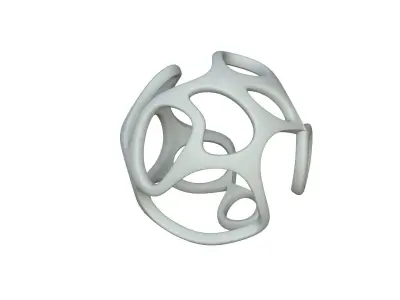 SciFi Cube Object No 35965 Low Poly Shape Texture