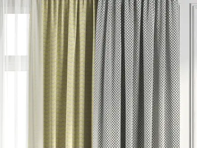 Curtain Set 267 3D model