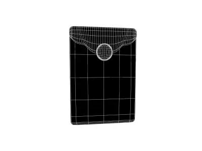 Red Envelope v1 002 Low-poly 3D model