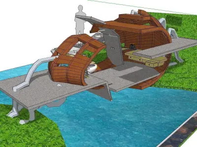 Creative Design-Holiday Cabin-012 3D model