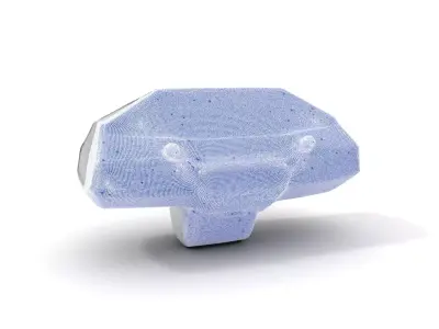 Futuristic Vehicle Dashboard model pack with Interactive Display Low-poly 3D model