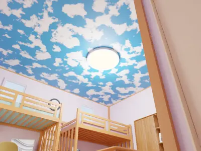 Children room 2person type 3D model