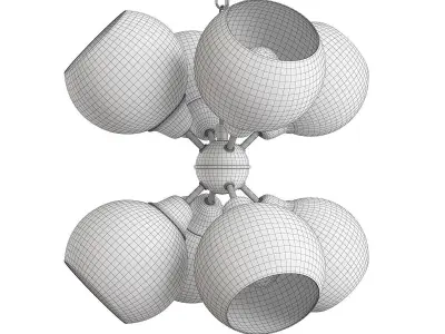 Vitaluce balloons Low-poly 3D model