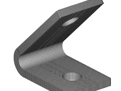 Structural Channel Angle Bracket 3D print model