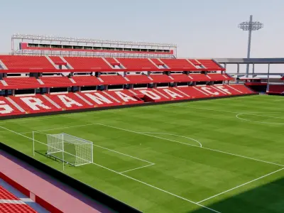 Nuevo Estadio de Los Carmenes - Granada Spain 3D model