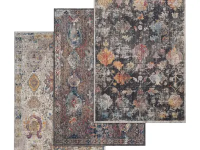Rug Set 59 3D model purchase