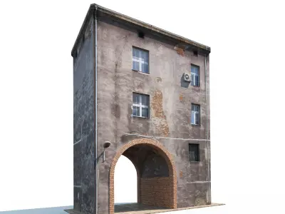 Apartment Buildings BUNDLE Low Poly Low-poly 3D model