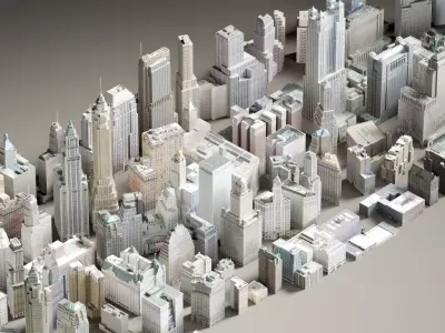 RSLND Architecture Set 2 3D model