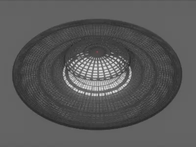 Saucer Concept 3 3D model