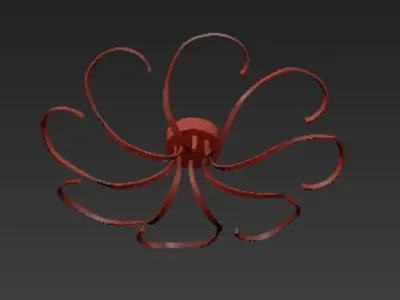 Wisteria octopus 3D model