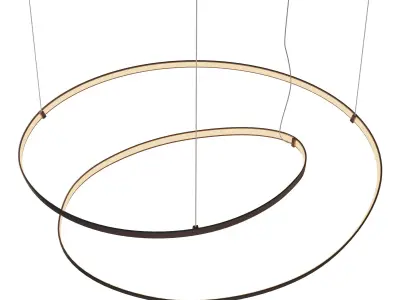 Heaven circular pendant light 3D model