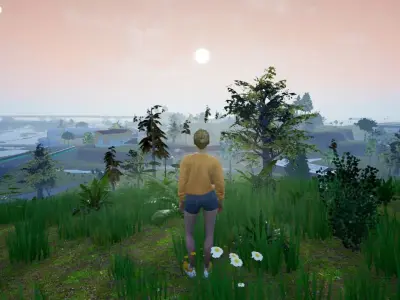 Borneo Island prototype v2 Free low-poly 3D model