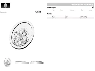 5101G door 3D print model