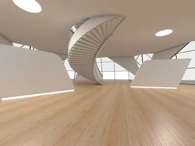 VR art Gallery 15 Two Dodeca 3D model
