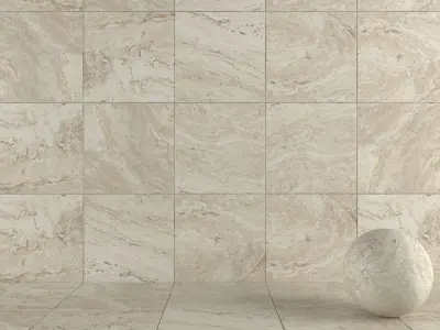 Stone Wall Tiles Antico Sand 80x80 Set 2 Texture