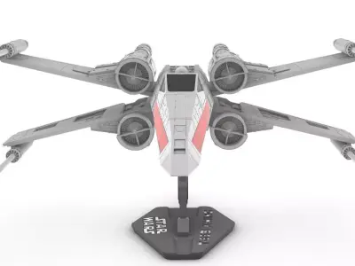 X-wing STAR WARS  3D print model