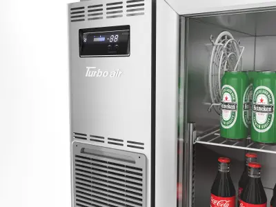 Under counter Turbo air 3D model