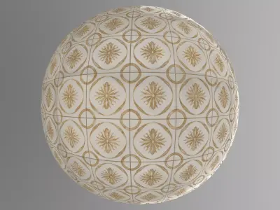 Gold Elegant Tiles Texture