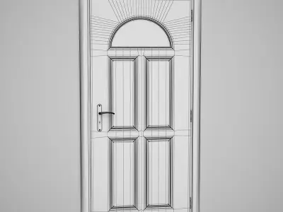 CGAxis Door 3D model 42