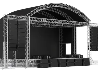 Concert Stage 04 3D model