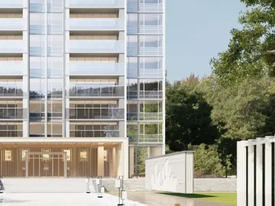 Residential Modern Facade Texture