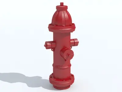Fire hydrant 3D model