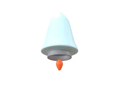 Rocket Icon v1 001 Low-poly 3D model