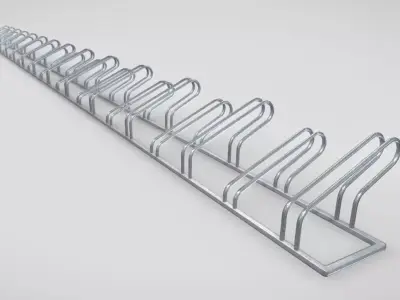 Bike Stand 1-3 10000mm Low-poly 3D model