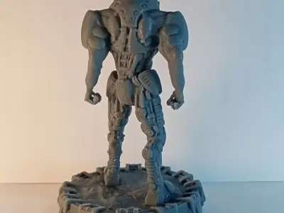 Heavily armored robot for printing 3D print model purchase