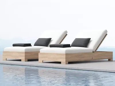 Belvedere Chaise 3D model