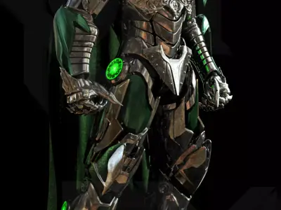 Infamous Iron Man Doctor Doom 3D model