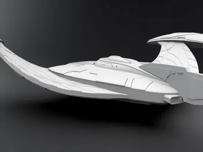 22nd Century Romulan Bird of Prey  3D print model