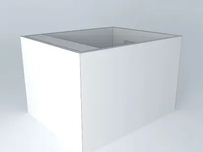 nararoom cube with window Free 3D model