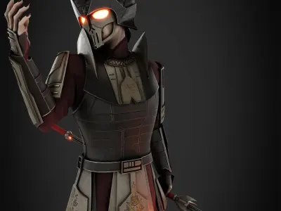 Star Wars Darth Bane Miniature 3D print model