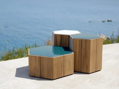 Hexagon Tables 3D model