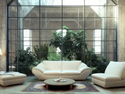 Photorealistic House Interior Collection 3D model 2