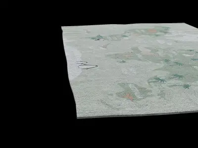 rug for childrens room  3D model