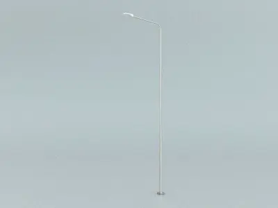 laos Street Lamp Low-poly 3D model