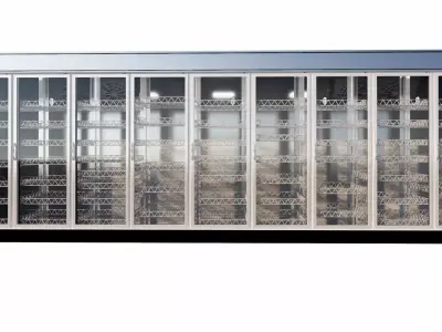 Refrigerator 9 Door 3D model