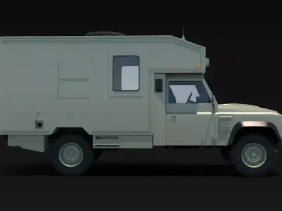 Land Rover Battlefield Ambulance 3D model