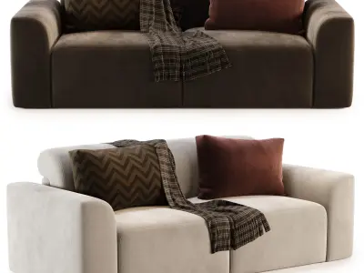 Corner Sofa Baivin Soft Light by Divan ru 3D model purchase