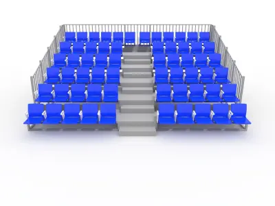 Bleachers 37 3D model