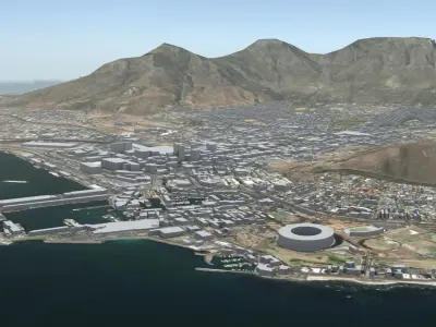 Cape Town RSA 3D model