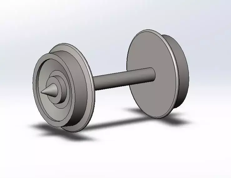 Wheels for model railways H0 Free 3D print model