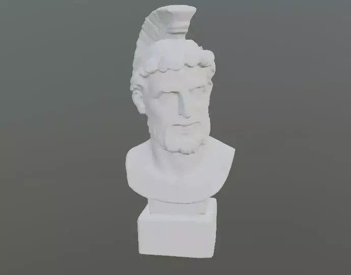ancient Greek marble head statue 3D print model order