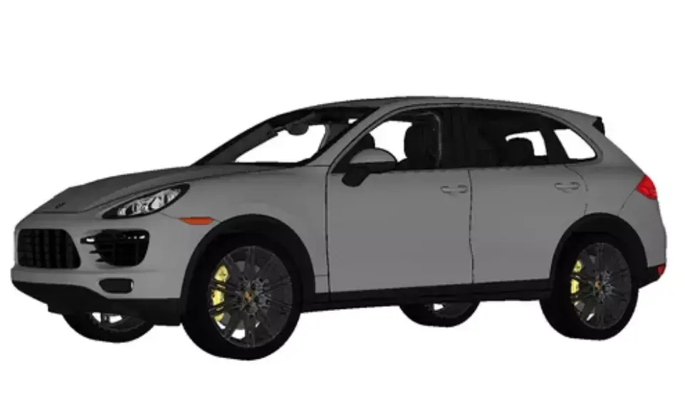 Porshe Cayenne 2017 Model  3D model