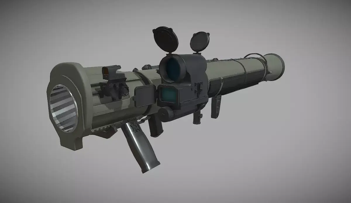 Modern Carl Gustaf - 84mm Recoilless Rifle 3D model