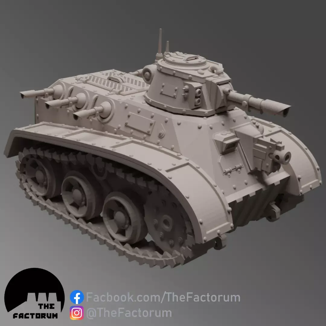Heavy Infantry transport Pre-Supported 3D print model