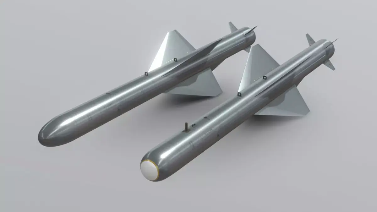 CM-802AKG - C-802AK Air Launched Cruise Missiles 3D model